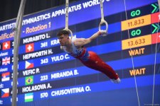 First day of FIG Artistic Gymnastics Apparatus World Cup kicks off in Baku (PHOTO)