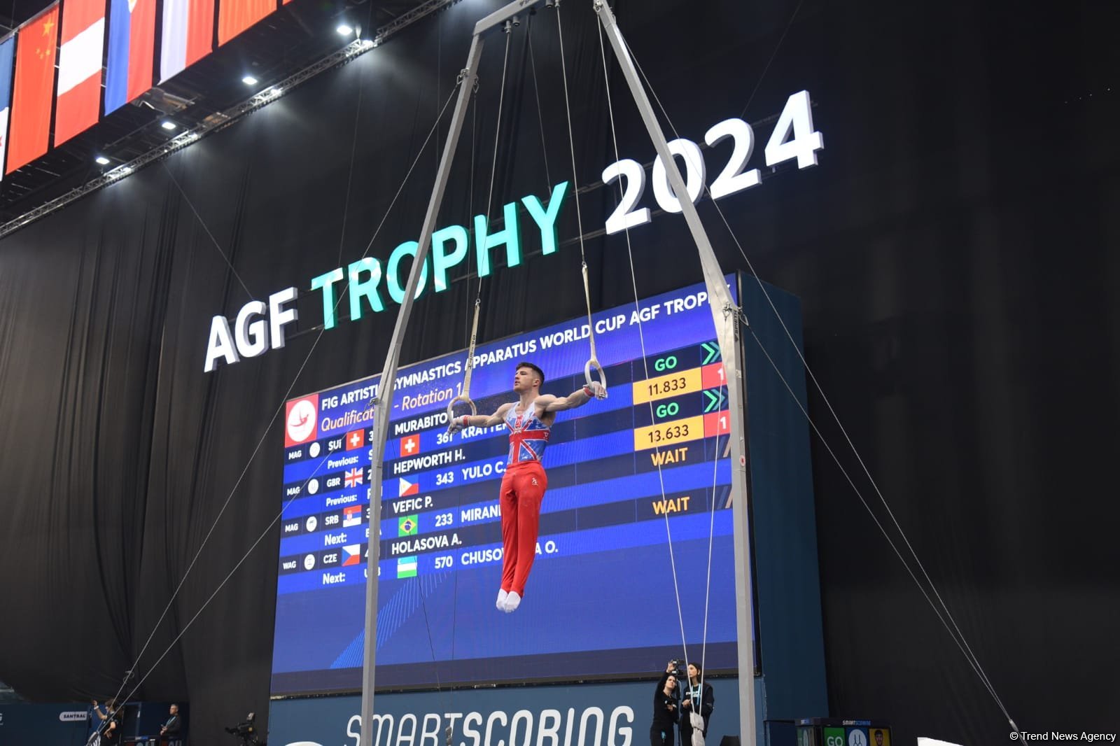 First day of FIG Artistic Gymnastics Apparatus World Cup kicks off in Baku (PHOTO)