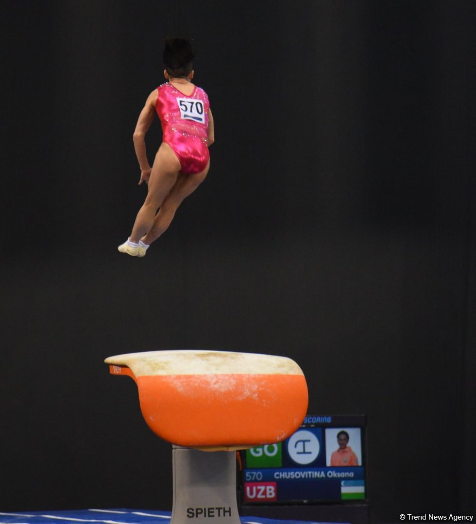 First day of FIG Artistic Gymnastics Apparatus World Cup kicks off in Baku (PHOTO)