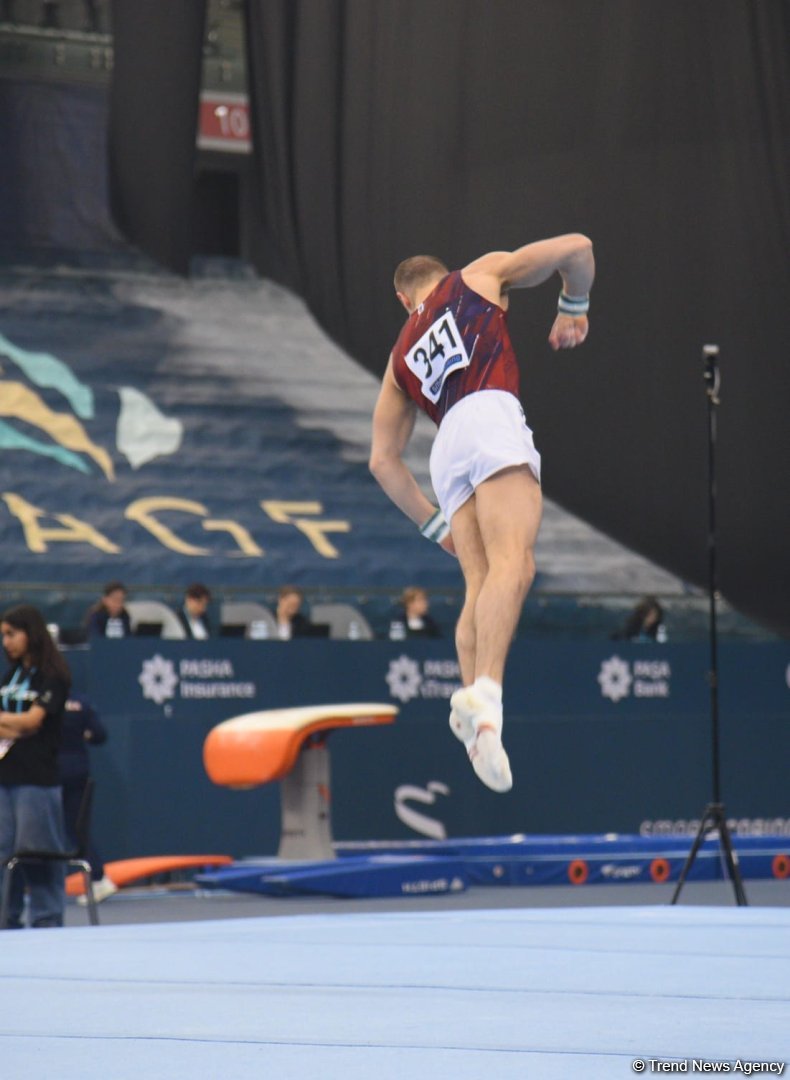 First day of FIG Artistic Gymnastics Apparatus World Cup kicks off in Baku (PHOTO)