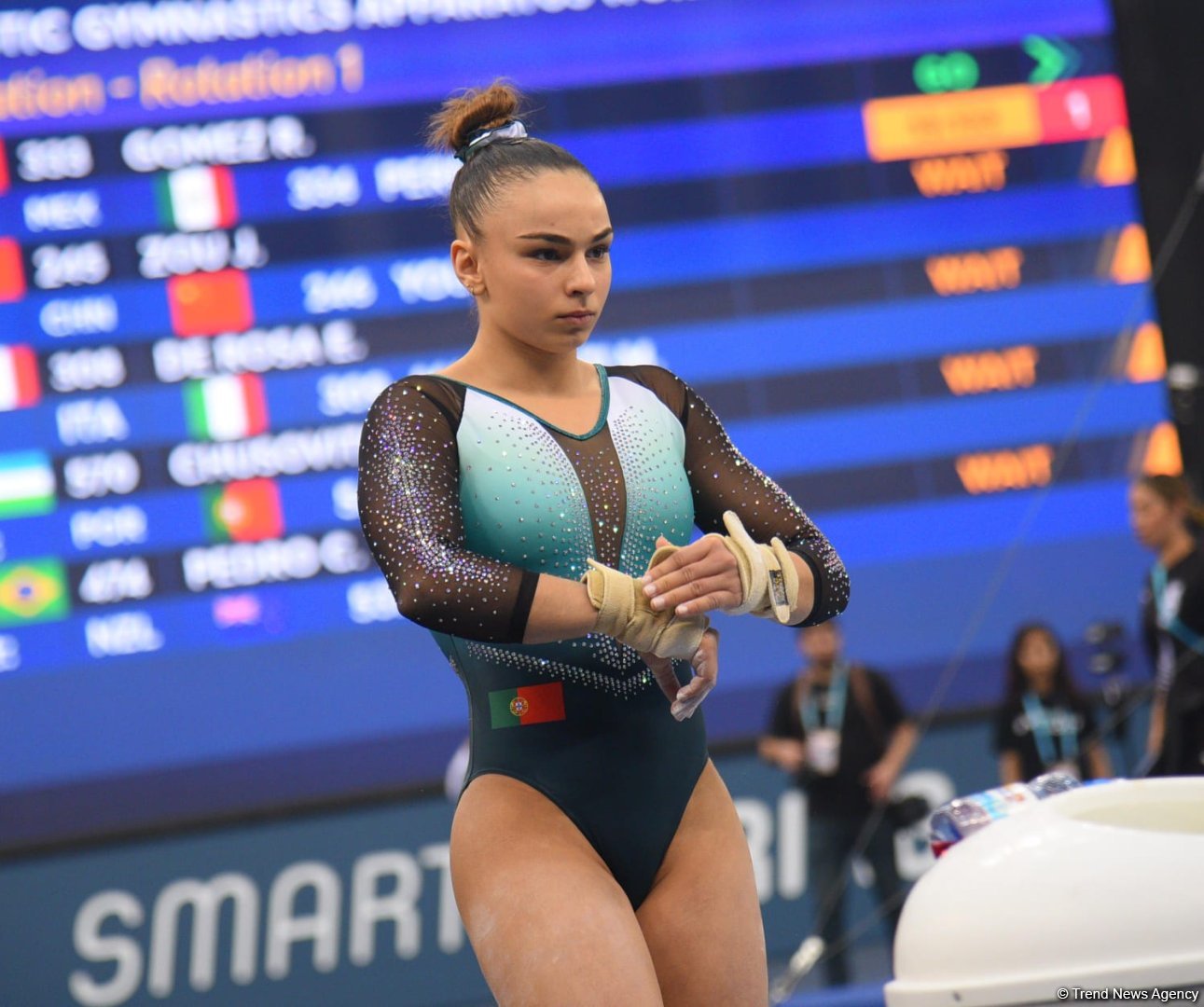 First day of FIG Artistic Gymnastics Apparatus World Cup kicks off in Baku (PHOTO)