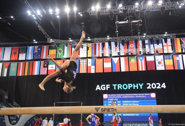 Highlights of second day of Artistic Gymnastics World Cup in Baku (PHOTO)