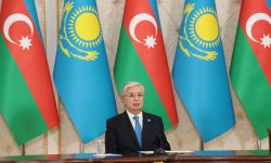 President Ilham Aliyev, President Kassym-Jomart Tokayev make press statements (PHOTO/VIDEO)