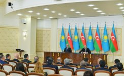 President Ilham Aliyev, President Kassym-Jomart Tokayev make press statements (PHOTO/VIDEO)