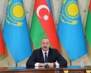 President Ilham Aliyev, President Kassym-Jomart Tokayev make press statements (PHOTO/VIDEO)