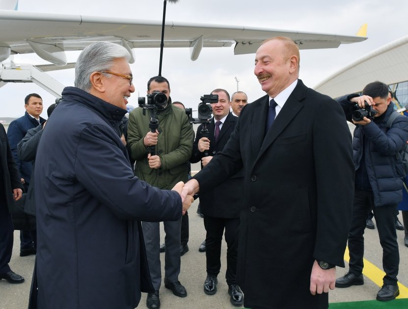 President of Kazakhstan arrives in Azerbaijan's Fuzuli district (PHOTO/VIDEO)