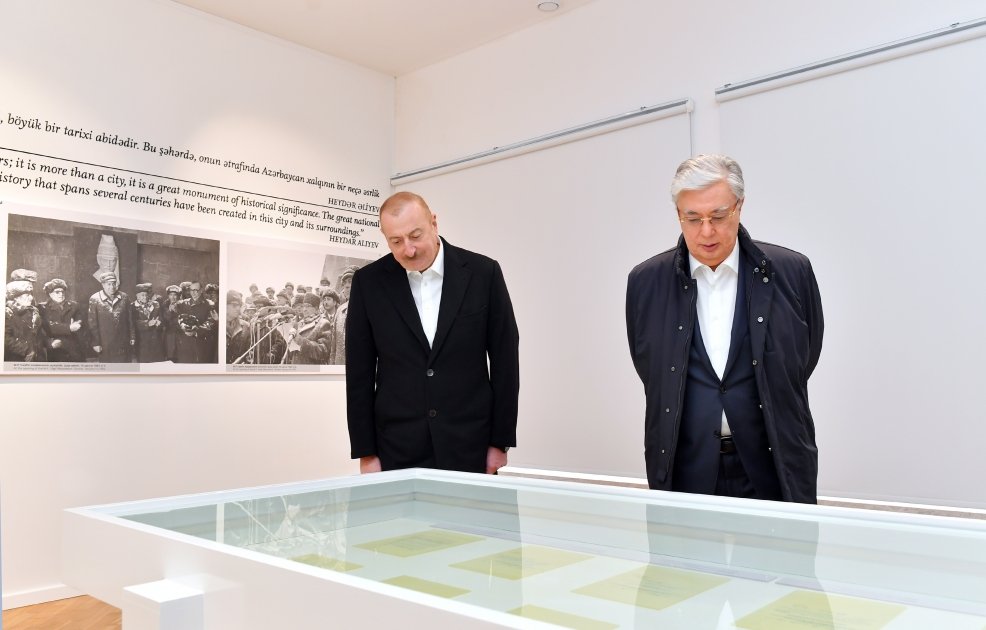 President Ilham Aliyev, President Kassym-Jomart Tokayev visit Shusha city (PHOTO/VIDEO)