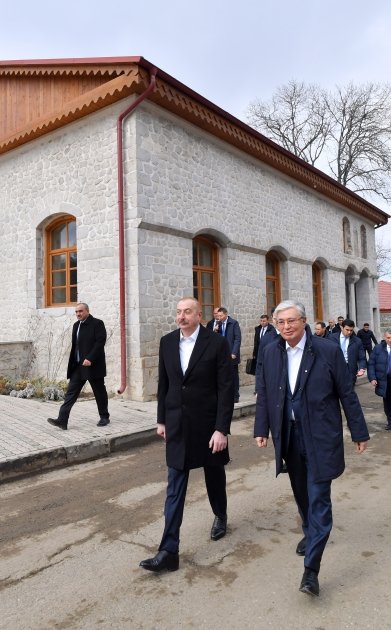 President Ilham Aliyev, President Kassym-Jomart Tokayev visit Shusha city (PHOTO/VIDEO)
