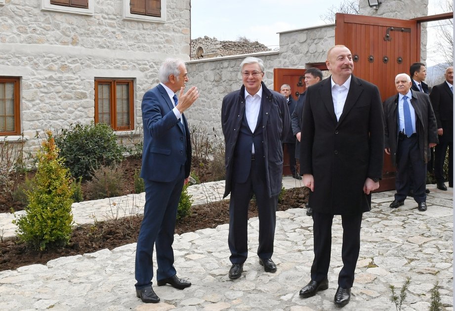 President Ilham Aliyev, President Kassym-Jomart Tokayev visit Shusha city (PHOTO/VIDEO)