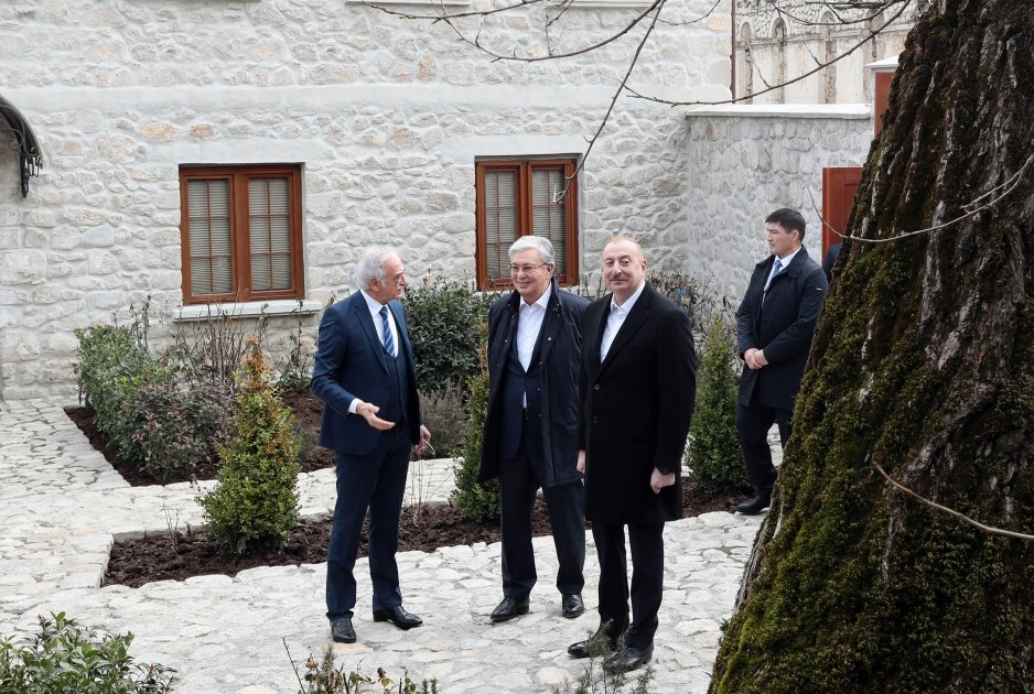 President Ilham Aliyev, President Kassym-Jomart Tokayev visit Shusha city (PHOTO/VIDEO)