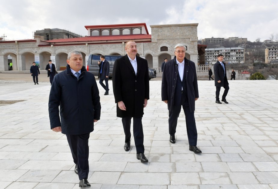 President Ilham Aliyev, President Kassym-Jomart Tokayev visit Shusha city (PHOTO/VIDEO)