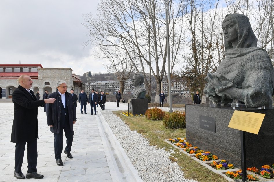 President Ilham Aliyev, President Kassym-Jomart Tokayev visit Shusha city (PHOTO/VIDEO)