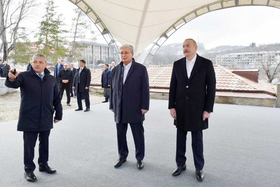 President Ilham Aliyev, President Kassym-Jomart Tokayev visit Shusha city (PHOTO/VIDEO)
