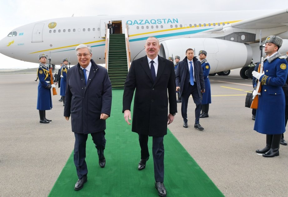 President of Kazakhstan arrives in Azerbaijan's Fuzuli district (PHOTO/VIDEO)