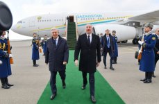 President of Kazakhstan arrives in Azerbaijan's Fuzuli district (PHOTO/VIDEO)