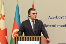 Azerbaijani, Turkish, Georgian FMs hold joint press conference (PHOTO/VIDEO)