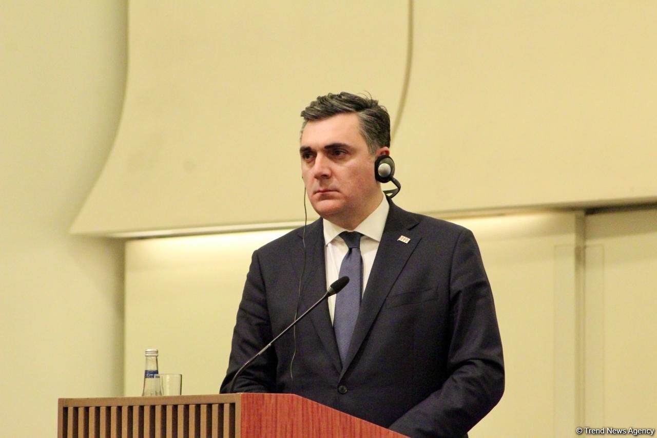 Azerbaijani, Turkish, Georgian FMs hold joint press conference (PHOTO/VIDEO)
