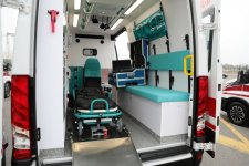 President Ilham Aliyev views newly acquired modern ambulances (VIDEO/PHOTO)