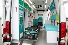 President Ilham Aliyev views newly acquired modern ambulances (VIDEO/PHOTO)