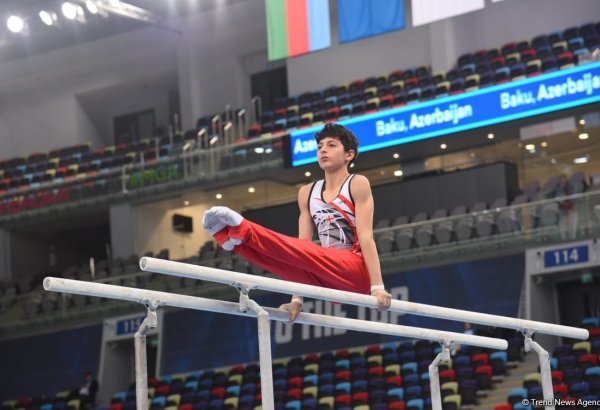 Azerbaijani gymnasts compete for medals on AGF Trophy final day in Baku (PHOTO)