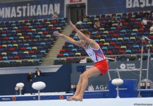 Azerbaijani gymnasts compete for medals on AGF Trophy final day in Baku (PHOTO)