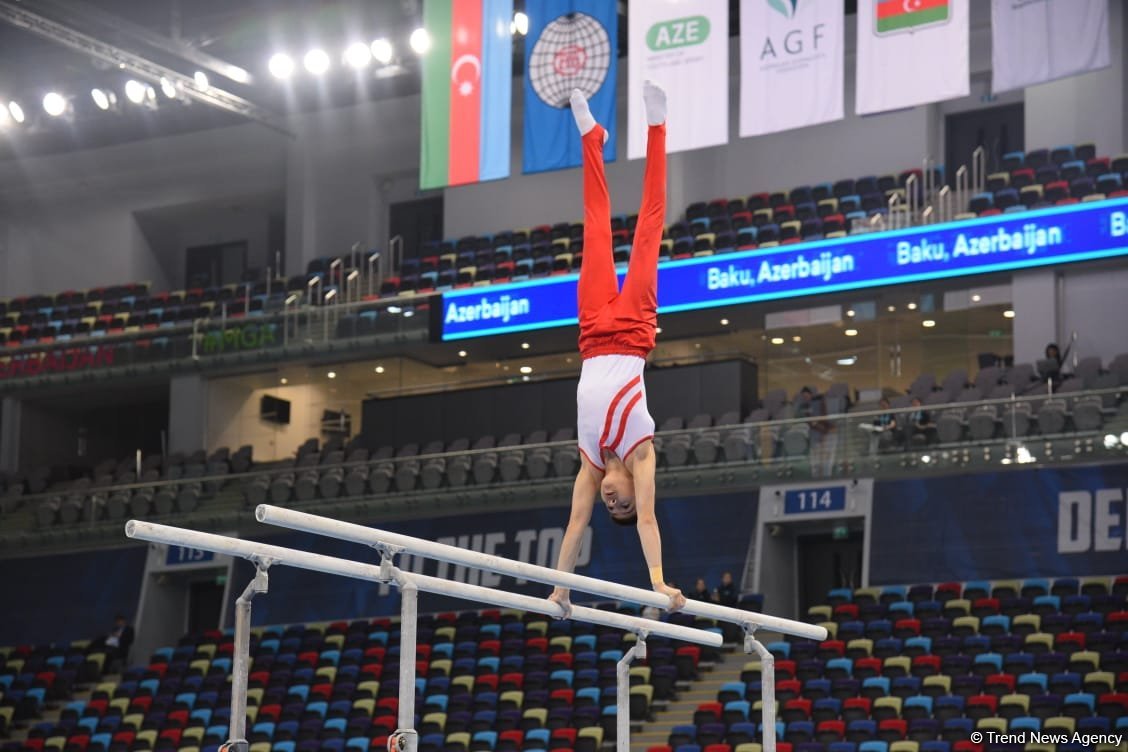 Azerbaijani gymnasts compete for medals on AGF Trophy final day in Baku (PHOTO)