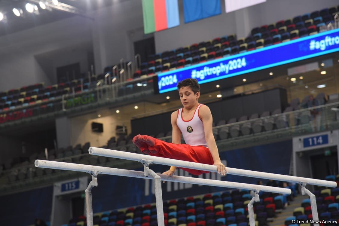 Azerbaijani gymnasts compete for medals on AGF Trophy final day in Baku (PHOTO)