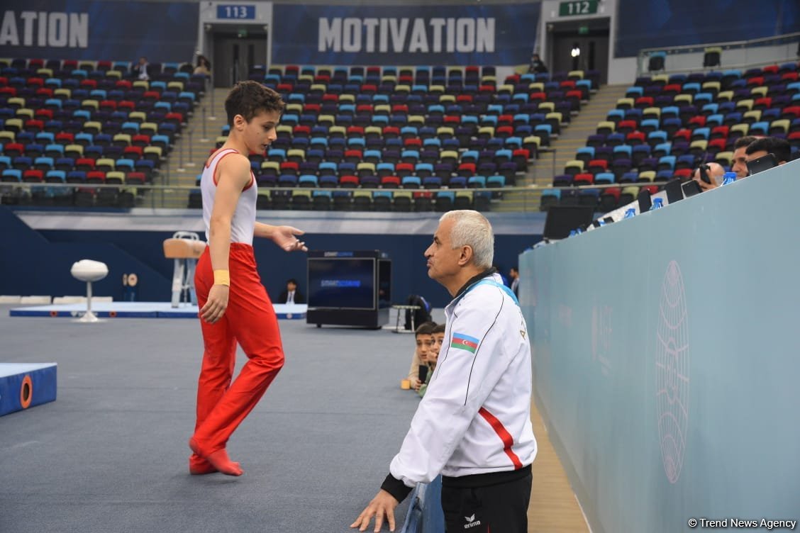 Azerbaijani gymnasts compete for medals on AGF Trophy final day in Baku (PHOTO)