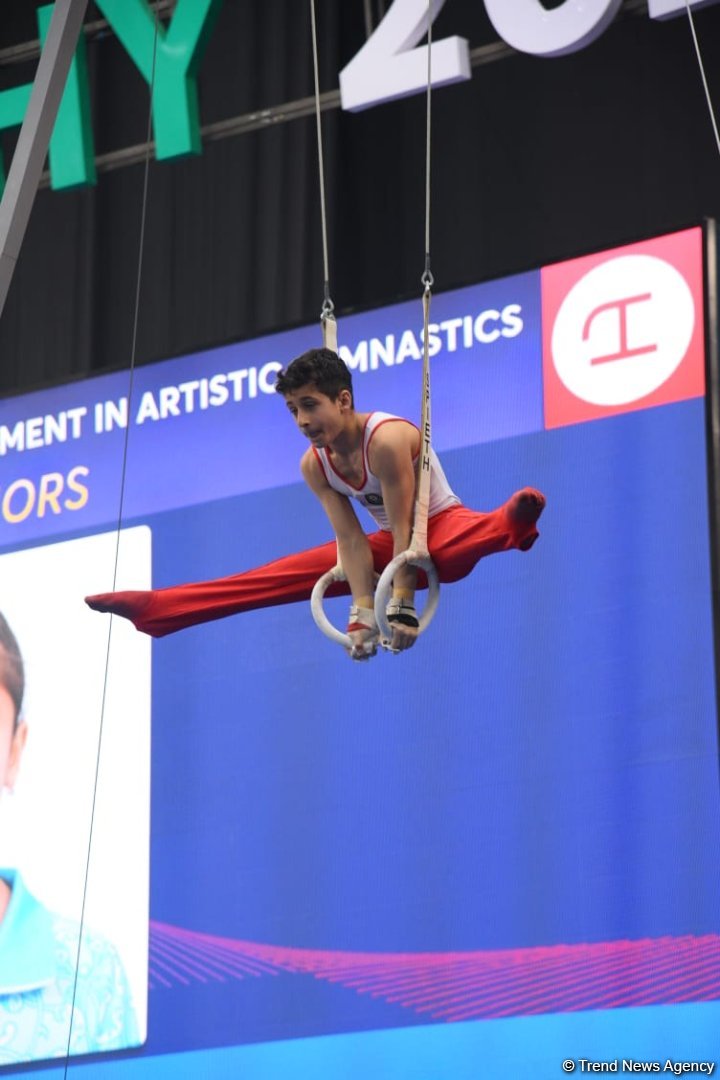 Azerbaijani gymnasts compete for medals on AGF Trophy final day in Baku (PHOTO)