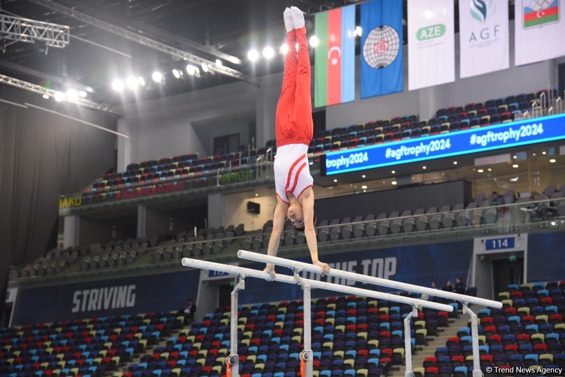 Azerbaijani gymnasts compete for medals on AGF Trophy final day in Baku (PHOTO)