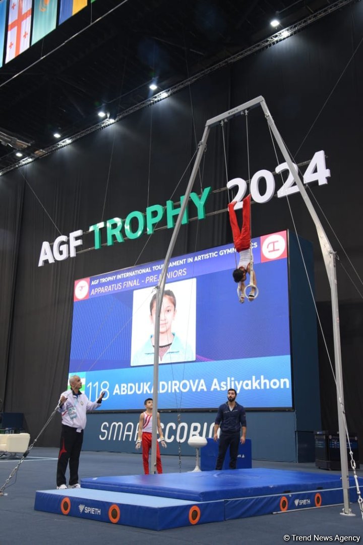 Azerbaijani gymnasts compete for medals on AGF Trophy final day in Baku (PHOTO)