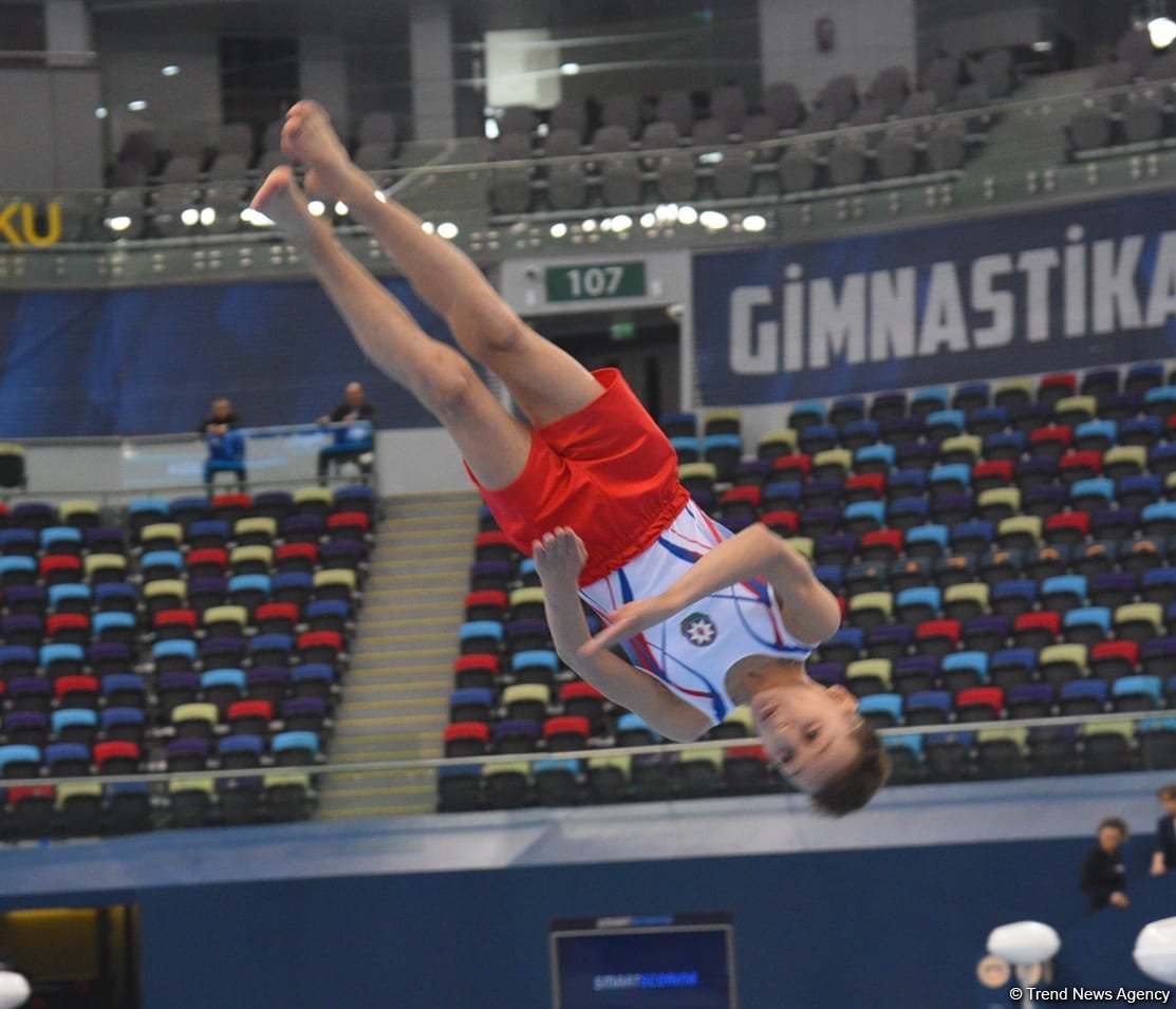 Azerbaijani gymnasts compete for medals on AGF Trophy final day in Baku (PHOTO)