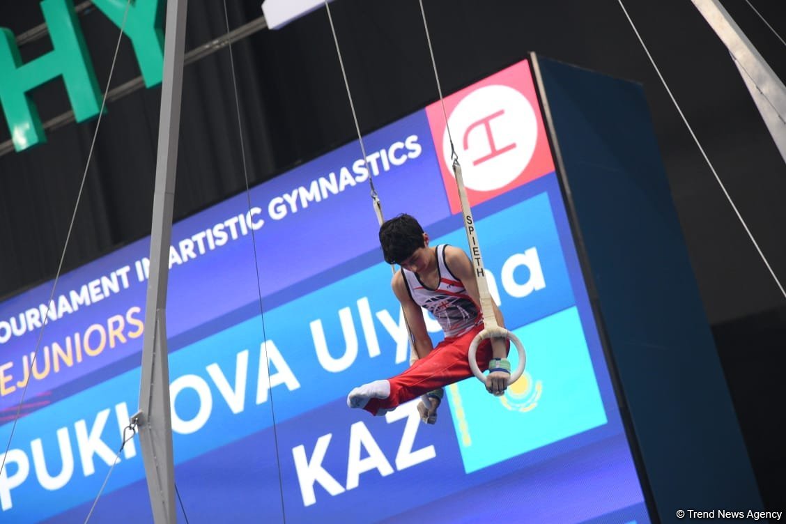 Azerbaijani gymnasts compete for medals on AGF Trophy final day in Baku (PHOTO)