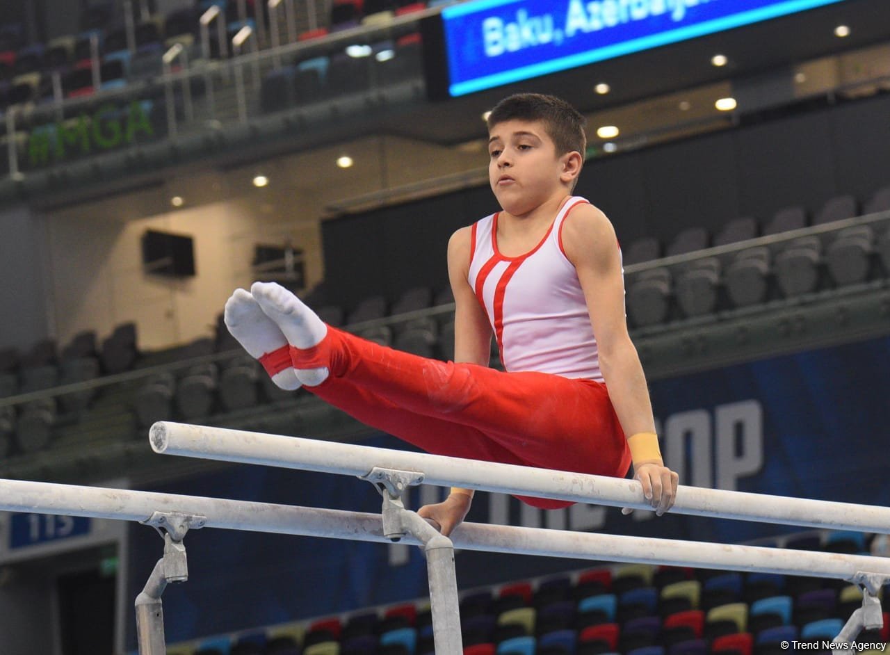 Azerbaijani gymnasts compete for medals on AGF Trophy final day in Baku (PHOTO)