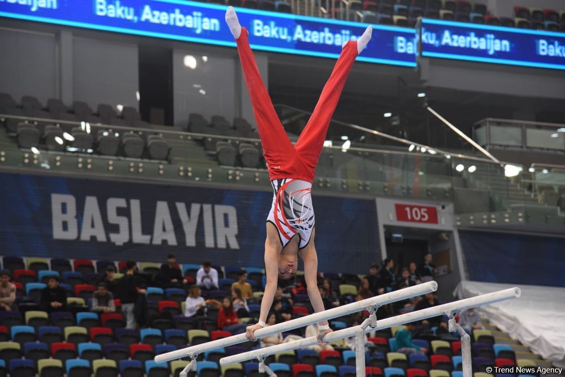 Azerbaijani gymnasts compete for medals on AGF Trophy final day in Baku (PHOTO)