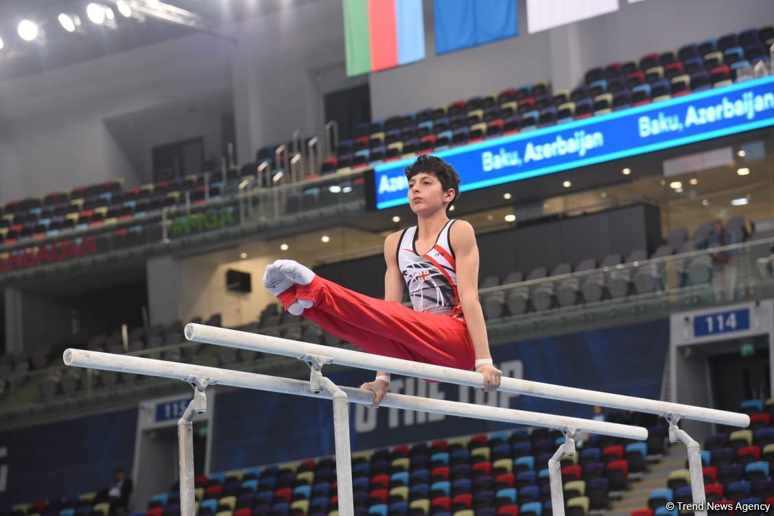 Azerbaijani gymnasts compete for medals on AGF Trophy final day in Baku (PHOTO)
