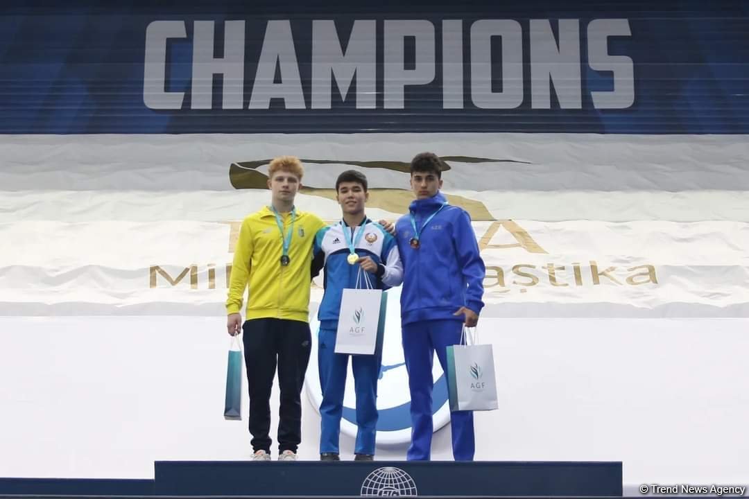 Azerbaijani gymnast Ivan Tikhonov wins gold medal (PHOTO)