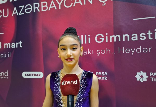 Azerbaijan Rhythmic Gymnastics Championship's entrant proves good
