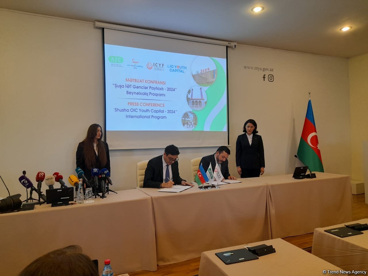 Azerbaijan's Ministry and Islamic Cooperation Youth Forum sign protocol (PHOTO)