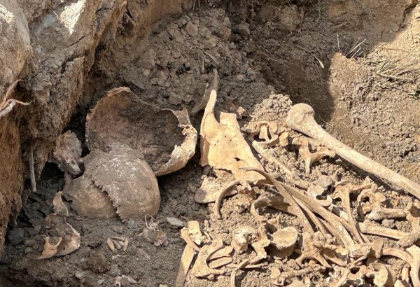 Azerbaijan unearths skeletal fragments resembling human bones in Aghdara