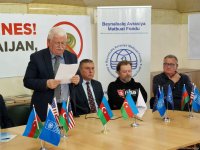 Armenian mine terror victims and Azerbaijani NGOs address world community (PHOTO)