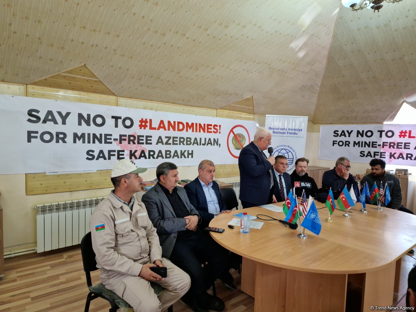 Armenian mine terror victims and Azerbaijani NGOs address world community (PHOTO)