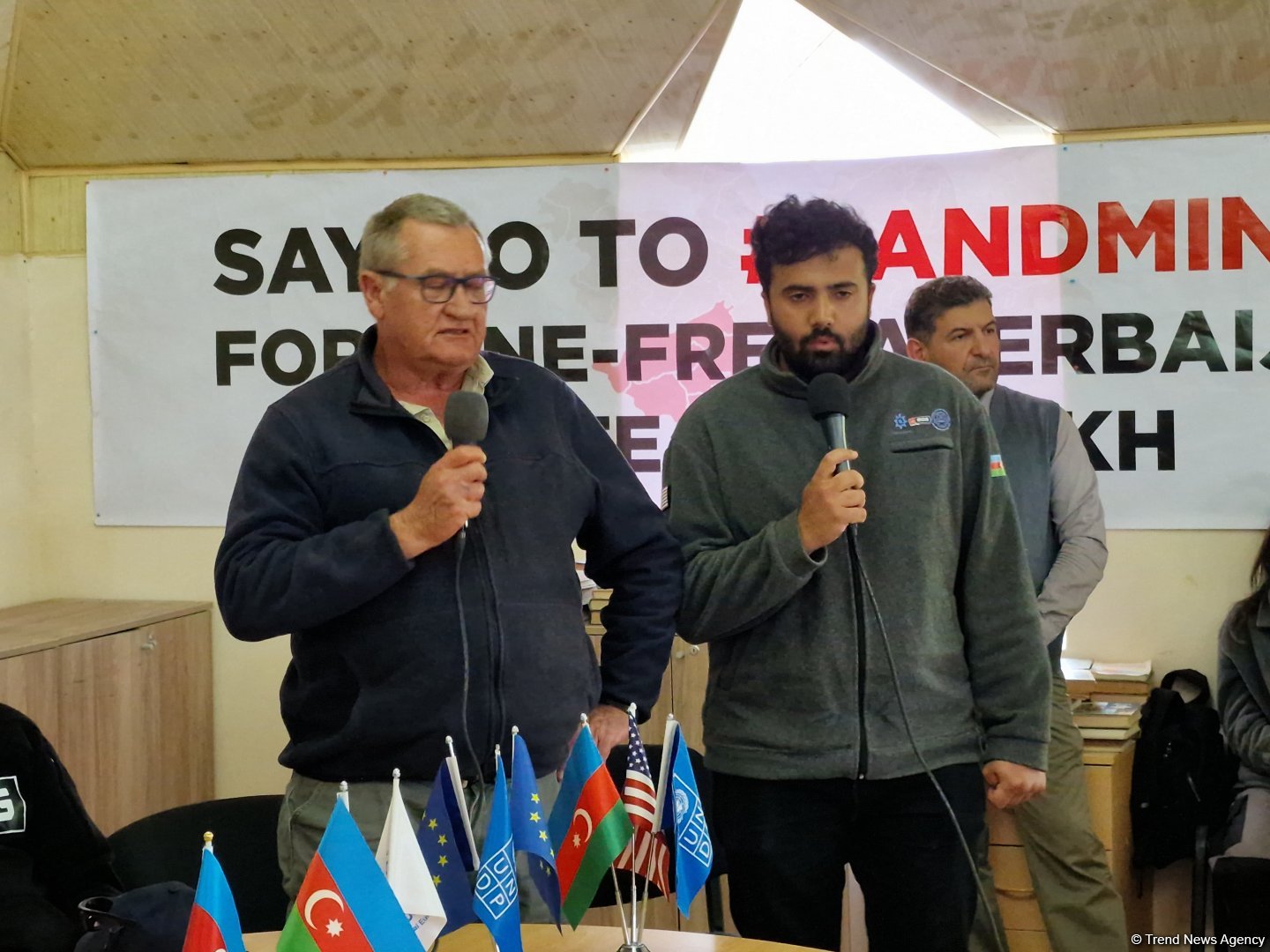 Armenian mine terror victims and Azerbaijani NGOs address world community (PHOTO)