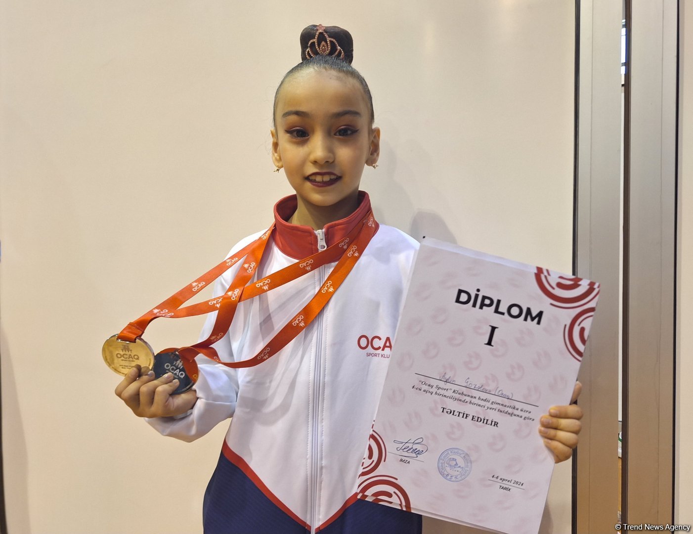 Medalist of Azerbaijan's Ojaq Club Rhythmic Gymnastics Championship talks on victory