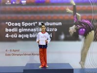 Azerbaijan's Ojaq Open Championship in Rhythmic Gymnastics debuts with awarding ceremony (PHOTO)