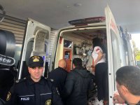Injured as result of mine explosion in Aghdam taken to Barda Central District Hospital (PHOTO)