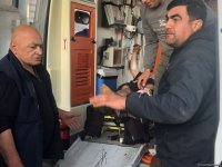 Injured as result of mine explosion in Aghdam taken to Barda Central District Hospital (PHOTO)