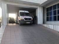 Injured as result of mine explosion in Aghdam taken to Barda Central District Hospital (PHOTO)