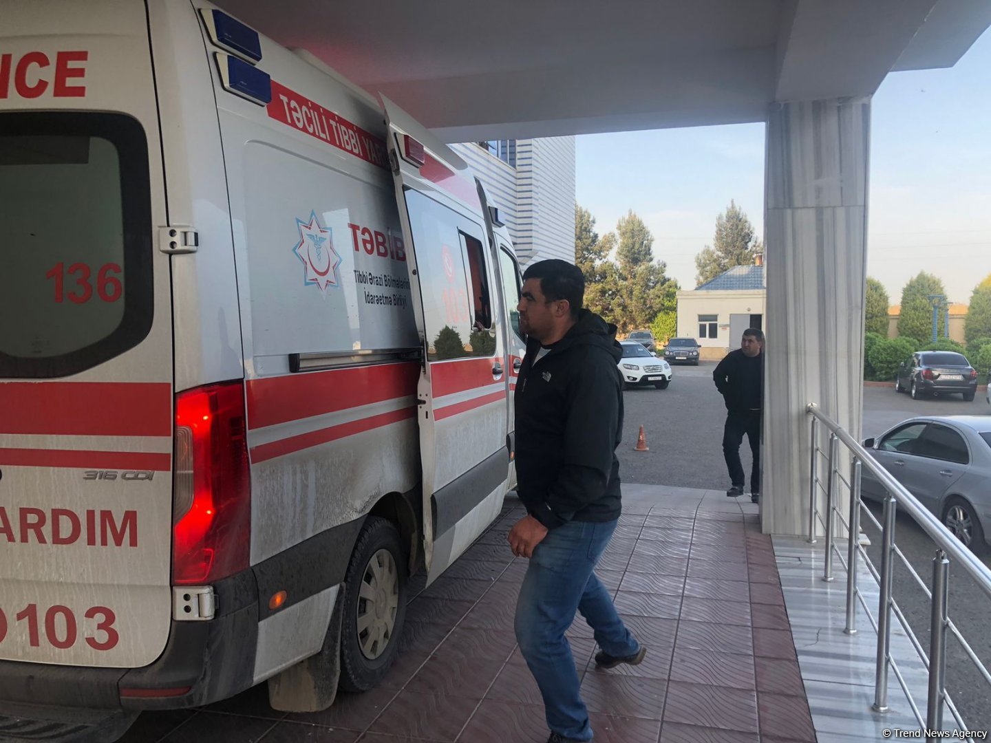 Injured as result of mine explosion in Aghdam taken to Barda Central District Hospital (PHOTO)