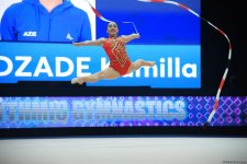 Azerbaijani gymnast reaches another World Cup final in gymnastics (PHOTO)